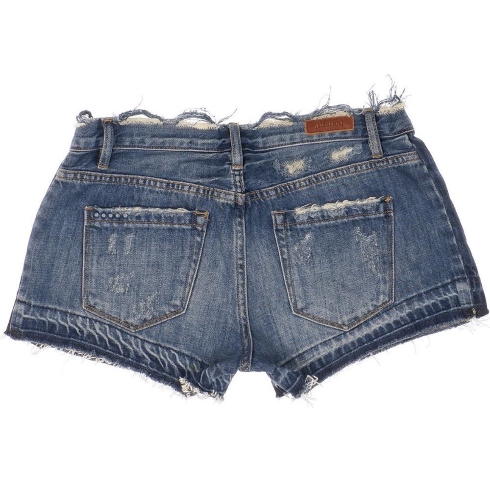Hiker Shorts Size 25 Womens Cotton Distressed Released Hem - Picture 3 of 10